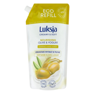 Luksja Creamy & Soft Mydło w Płynie – Oliwka i Jogurt, Zapas 900 ml