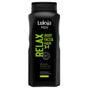 Luksja Men Odprężający Żel pod Prysznic 3w1 Relax – 500 ml