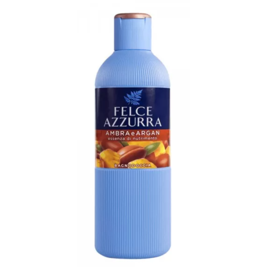 Felce Azzurra żel do mycia ciała, bursztyn i argan, 650ml