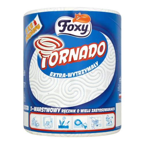 Foxy Ręcznik Papierowy Tornado – Wytrzymałość i Skuteczność, 1 sztuka