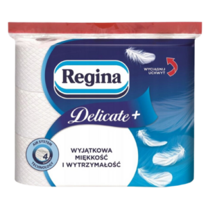 Regina Delicate+ Papier Toaletowy 4-Warstwowy – 9 Rolek