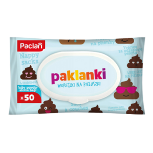 Paklanki Woreczki na Pieluszki – 50 Sztuk