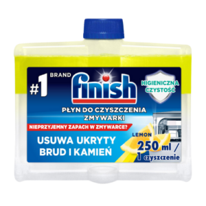 Finish Płyn do Czyszczenia Zmywarek Lemon - 250 ml