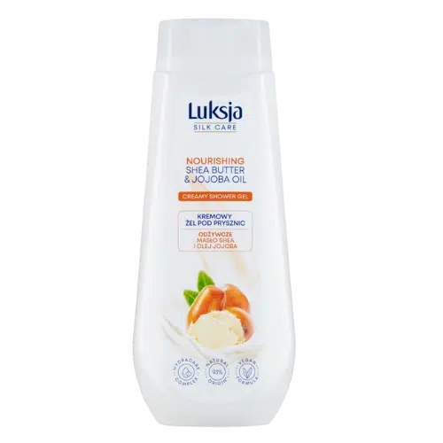 Płyn do Kąpieli Luksja Kremowy – Nawilżenie z Masłem Shea i Olejem Jojoba, 500 ml