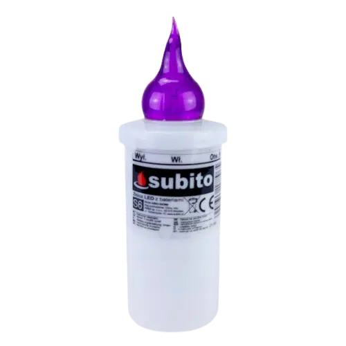 Znicz LED Subito S6 Fioletowy Wkład