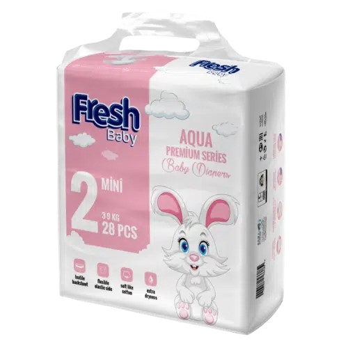 Pieluchy Fresh Baby 2, 3-9 kg 28 sztuk