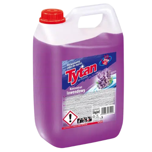 Tytan Lawendowy Koncentrat – Uniwersalny Płyn Myjący, 5 kg