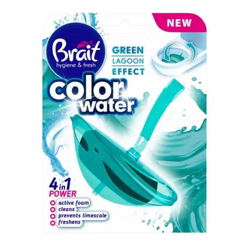 Kostka Barwiąca do WC Brait Green Lagoon Effect 40 g