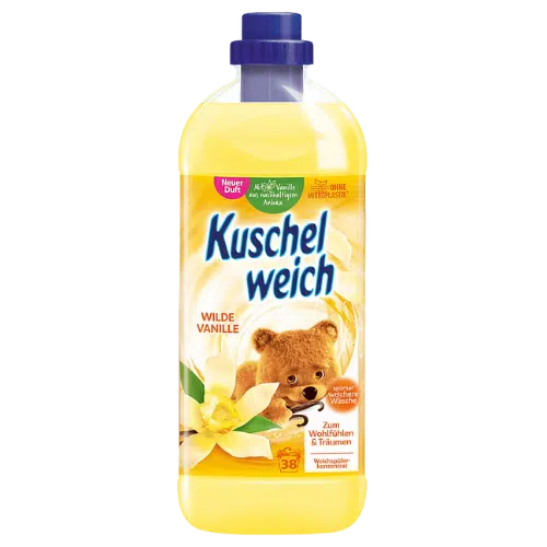 Płyn do Płukania Kuschelweich Żółty Wilde Vanille 1 L