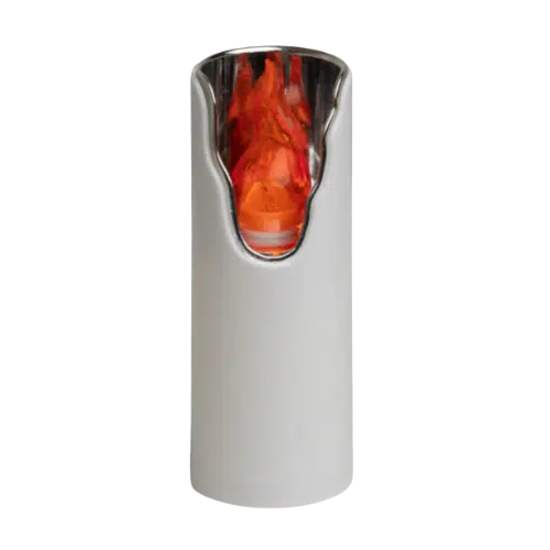 Subito Znicz Diodowy Dekor Srebrny i Pomarańczowy