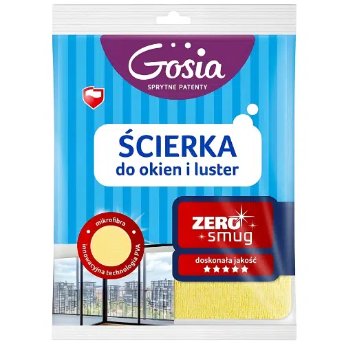 Gosia Zero Smug Ścierka do Okien i Luster – 1 sztuka