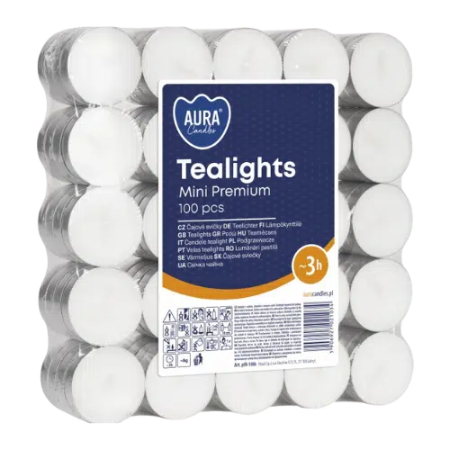 Uniwersalne Podgrzewacze Bezzapachowe Bispol 100 sztuk – Czas Palenia 3 godziny