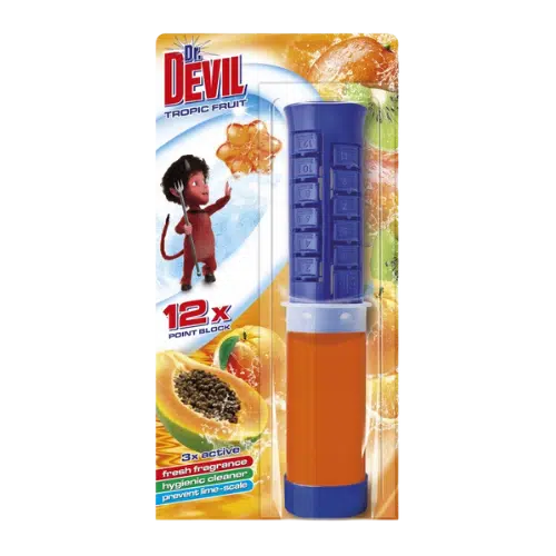 Żel Punktowy do WC Devil 3w1 75 ml – Tropic Fruit