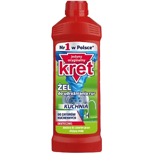 Żel Kret do Udrożniania Rur w Kuchni – Skuteczny i Wydajny, 500g