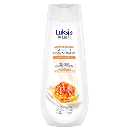 Żel pod Prysznic Luksja – Odżywienie z Jogurtem i Miodem Manuka, 500 ml