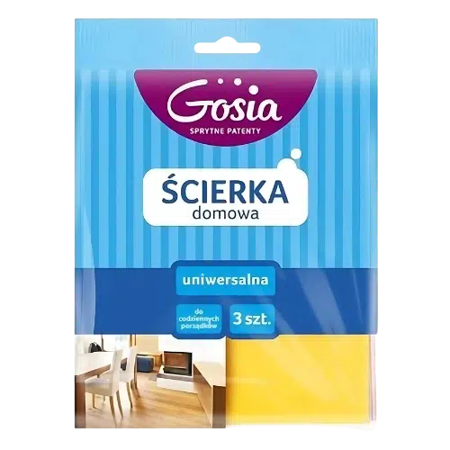 Ścierki Domowe Gosia – Praktyczne i Wytrzymałe, 3 Szt.