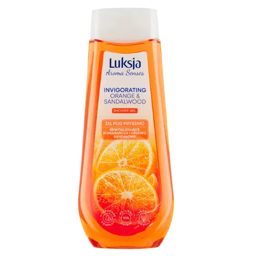 Żel pod Prysznic Luksja – Odświeżenie z Pomarańczą i Drzewem Sandałowym, 500 ml