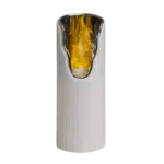 Subito Znicz Diodowy Dekor Srebrny i Żółty