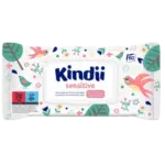 Chusteczki Kindii Sensitive – Nawilżenie i Ochrona, 60 szt.