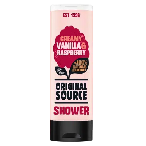 Original Source 500 ml Creamy Vanilla & Raspberry Shower Gel