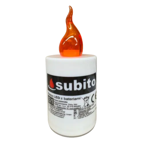 Znicz LED Subito S1 Pomarańczowy Wkład