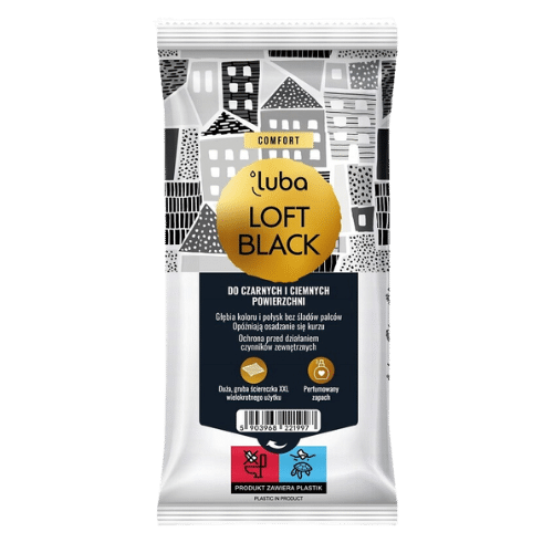 Ściereczki Czyszczące Luba Comfort Loft Black 30 sztuk