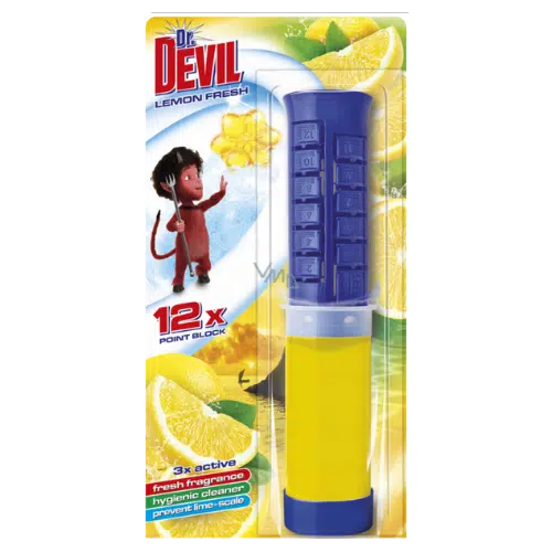 Dr. Devil Żelowe Krążki do WC Lemon Fresh 75 ml