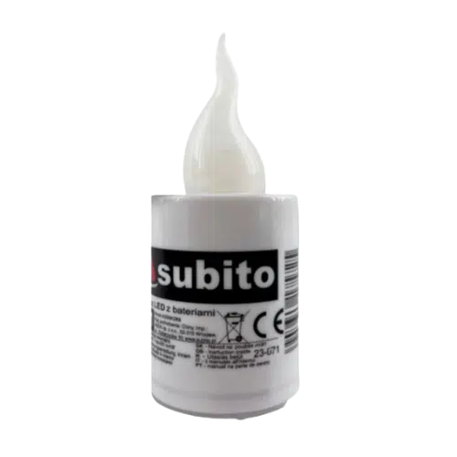 Znicz LED Subito S1 Mleczny RGB Wkład