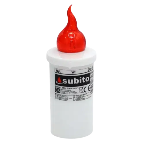Znicz LED Subito S6 Pomarańczowy Wkład