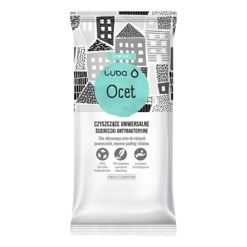 Ściereczki Uniwersalne Luba Comfort z Octem 24 chusteczki