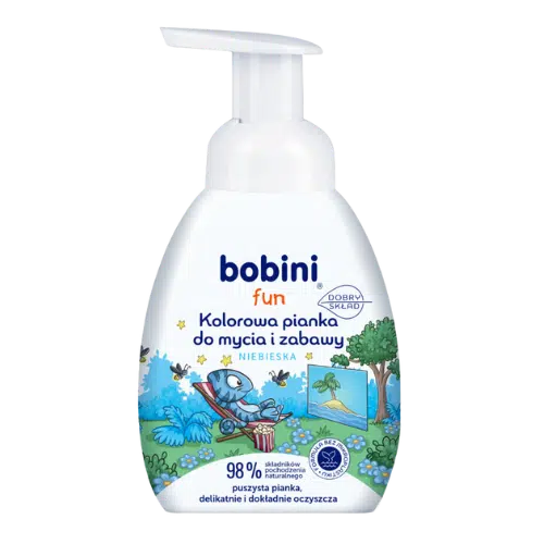 Bobini Fun Kolorowa Pianka do Mycia i Zabawy 300 ml