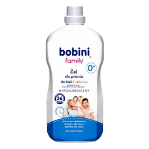 Bobini Family Hipoalergiczny Żel do Prania Kolorów i Bieli 1,8 L