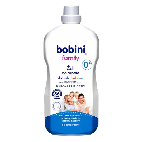 Bobini Family Hipoalergiczny Żel do Prania Kolorów i Bieli 1,8 L