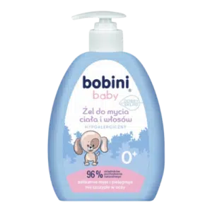 Bobini Baby Hipoalergiczny Żel do Mycia Ciała i Włosów dla Niemowląt 2w1 300 ml