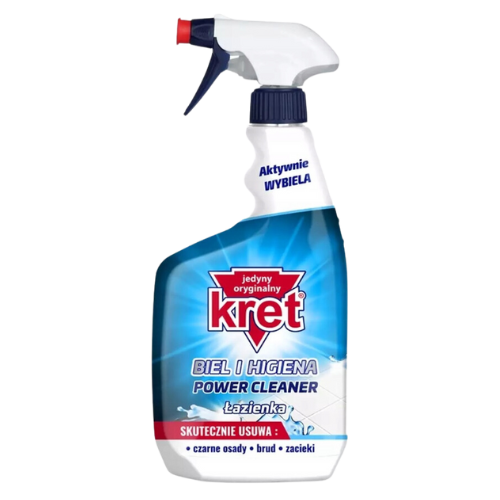 Kret Power Cleaner Płyn Biel i Higiena 620 ml