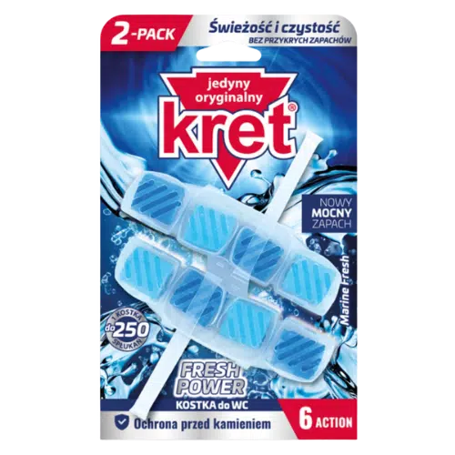 Zawieszka do WC Kret Marine Fresh 40 g x2 Kret Zawieszka do WC Marine Fresh 40 g x2