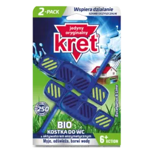 Kret BIO Kostka do Spłuczki z Aktywatorem 2x40 g