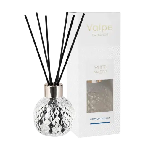 Valpe Dyfuzor Zapachowy z Patyczkami w Krysztale Biały Bursztyn 100 ml