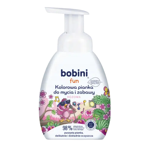 Bobini Fun Kolorowa Pianka do Mycia i Zabawy 300 ml