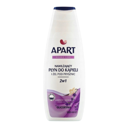 Apart Double Care Płyn do Kąpieli i Żel pod Prysznic Lawenda i Wanilia 2w1 900 ml