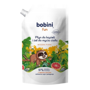 Bobini Fun Płyn do Kąpieli i Żel do Mycia Ciała 2w1 Cytrus 500 ml