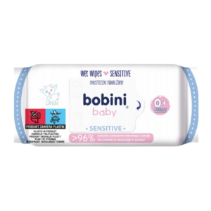 Bobini Baby Chusteczki Nawilżane Sensitive Aloes i Rumianek 60 szt.