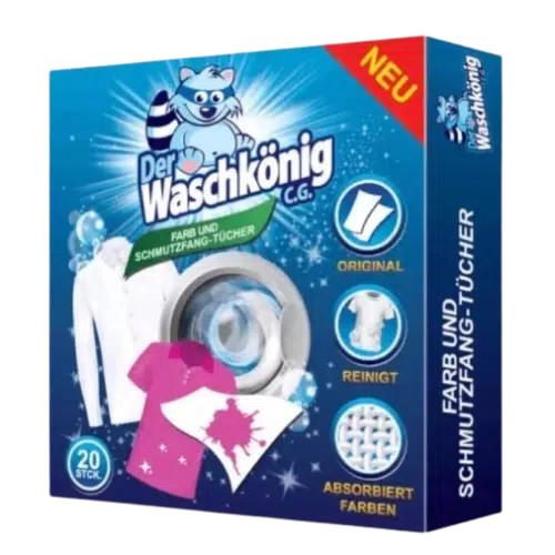 Chusteczki Wyłapujące Kolor Waschkönig 20 sztuk