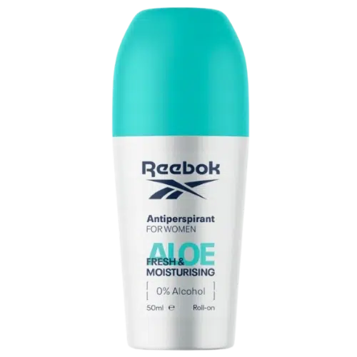 Damski Antyperspirant w Kulce Reebok Aloe Dermo Moisturising 0% Alcohol 50 ml