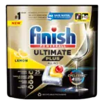 Cytrynowe Kapsułki do Zmywarki Finish Ultimate Plus Powerball Lemon 25 sztuk
