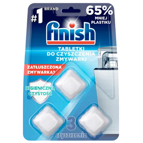 Tabletki Czyszczące Finish Czyścik do Zmywarki 3 sztuki