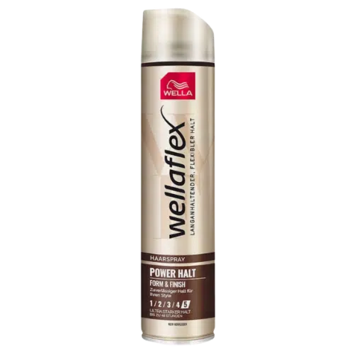 Lakier do Włosów Wellaflex Power Halt Form & Finish 5+ 250 ml