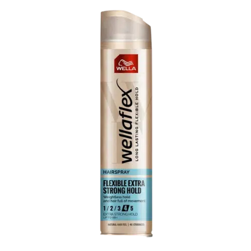 Lakier do Włosów Wellaflex Extra Strong Flexible Hold 4+ 250 ml