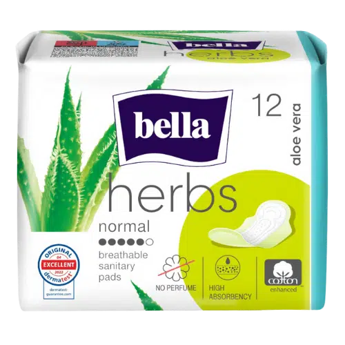 Podpaski Bella Herbs z Aloesem 12 sztuk