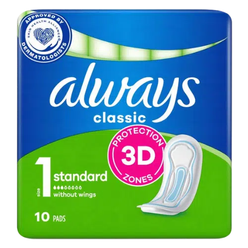 Podpaski Always Classic Normal Standard 10 sztuk